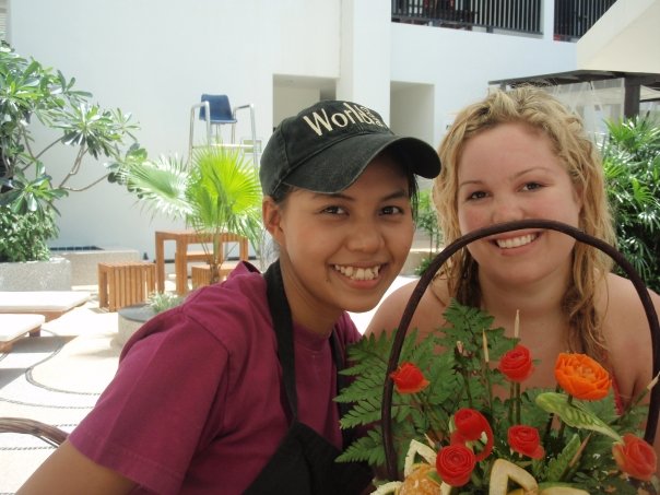 Thailand, travel, fruit carving